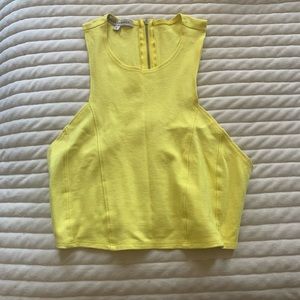 Yellow shaped top